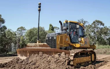 Модульна система для точного керування землерийною та будівельною технікою