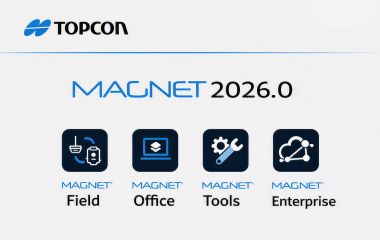 Topcon повертає бренд MAGNET: вихід оновленого програмного пакета 2026.0