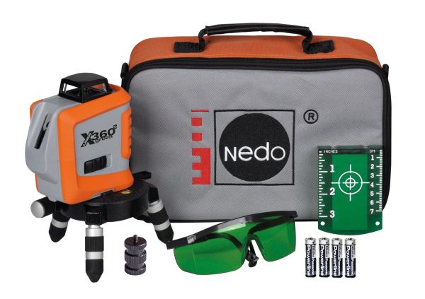 Лазерний нівелір NEDO X-Liner 360 2 green Лазерний нівелір NEDO X-Liner 360 2 green