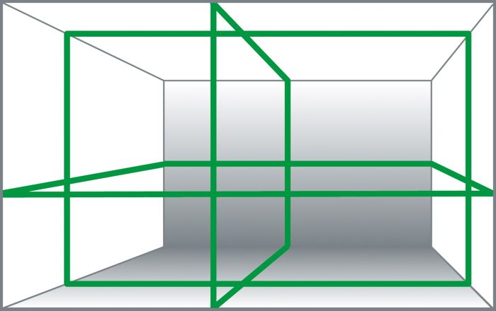 Лазерний рівень NEDO X-Liner 3D green