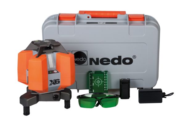 Лазерний нівелір NEDO X-Liner 6 green Лазерний нівелір NEDO X-Liner 6 green