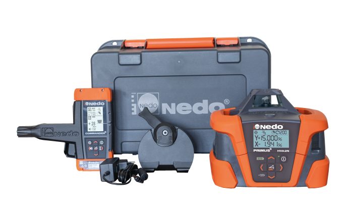 Ротаційний нівелір NEDO PRIMUS 3 HVA2N + COMMANDER 3 472160