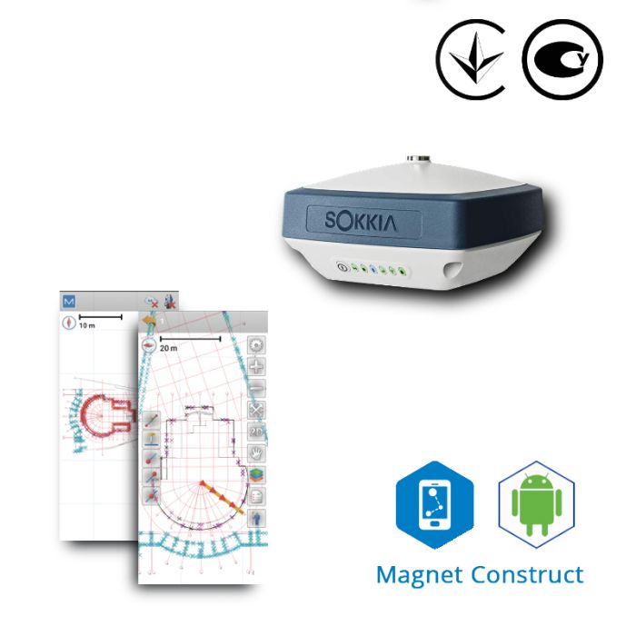 RTK ровер SOKKIA GRX3 (ALL SIG INTL) + MAGNET Construct