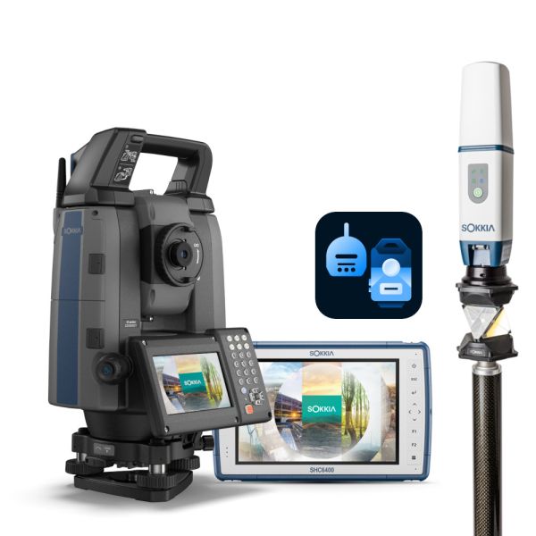 Інтегрована система GNSS GCX3 та роботизованого тахеометра iX-702