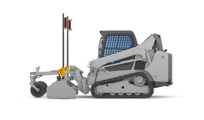 2D-MC Mobile DUAL LASER Система управління для компактних гусеничних або фронтальних навантажувачів